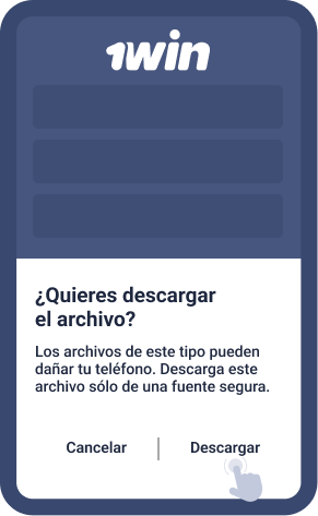 Descarga la APK de 1win