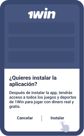 Instala la App 1win
